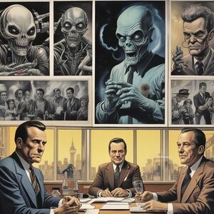 Alien Art Print Origins 8x10